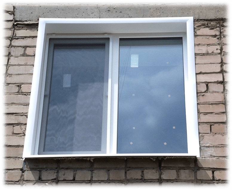 Откосы наружные на пластиковые окна
