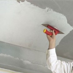 Как правильно шпаклевать потолок под покраску?
