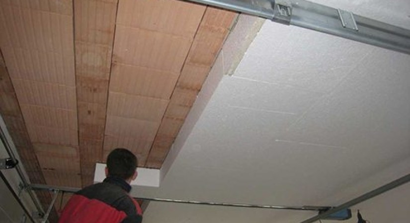 Теплоизоляция потолка изнутри