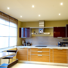 Правильное расположение светильников на натяжном потолке