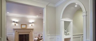 Варианты отделки межкомнатных проемов