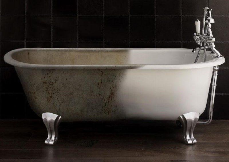 Как произвести реставрацию чугунной ванны самостоятельно