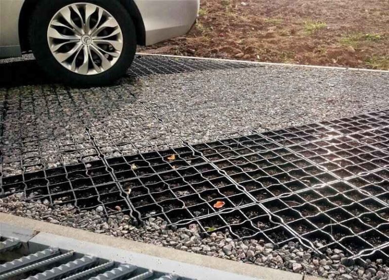 Укладка георешетки для парковки – нюансы и правильная технология процесса